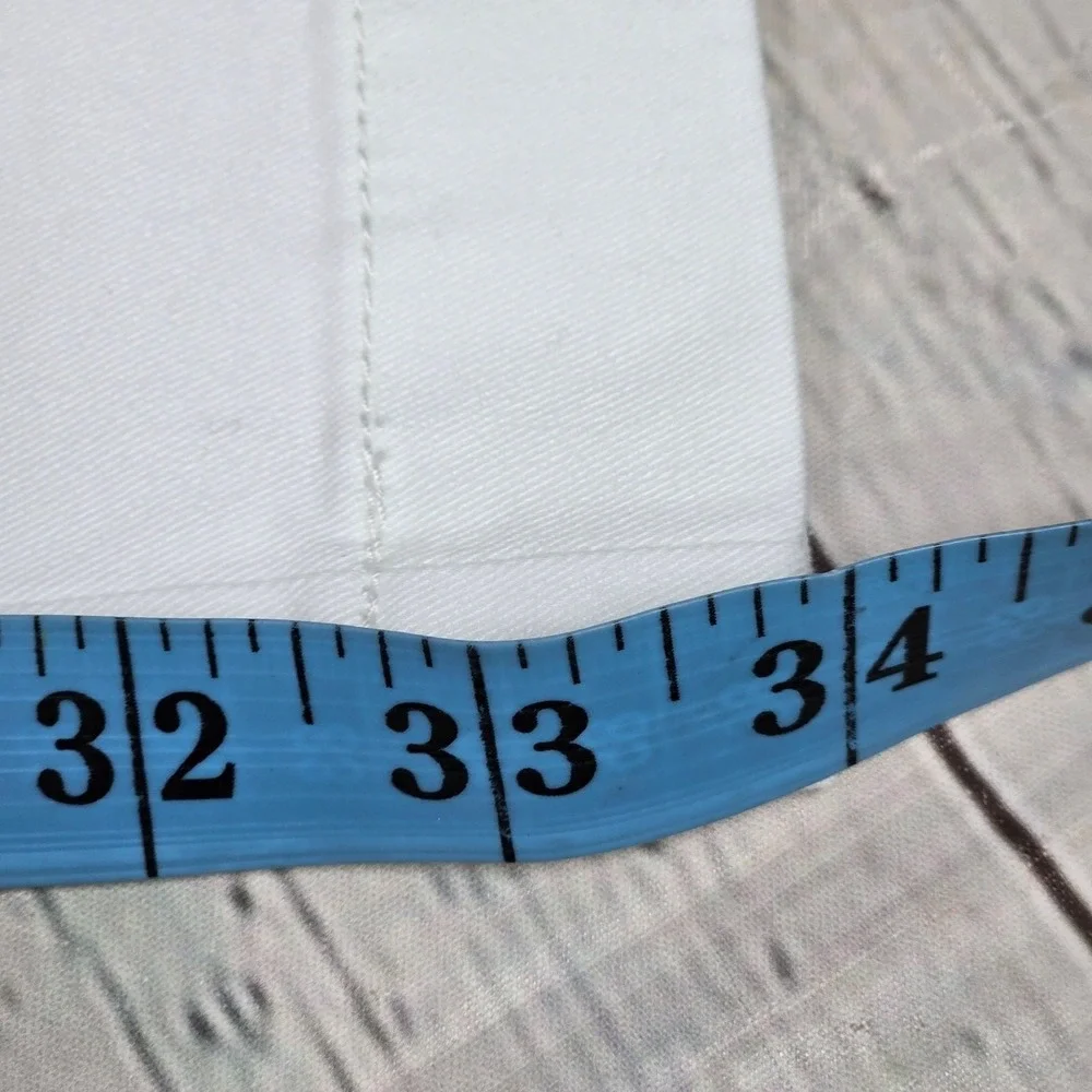 J. Crew 484 Slim-fit stretch chino pant in White 34/34‎ AR885 NWT